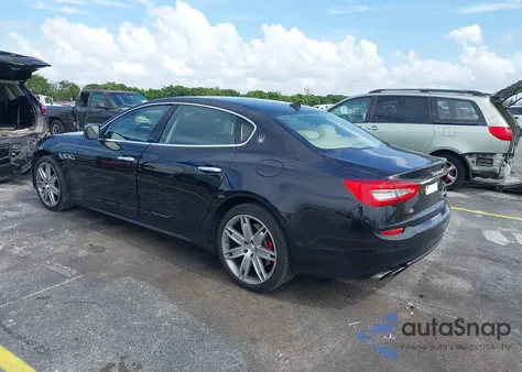 2014 Maserati Quattroporte S Q4 z USA, uszkodzony, nr VIN ZAM56RRA3E1081206